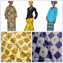 Pas cher Prix Afrique Textiles Guinée Brocade Nigeria Tissu Bazin riche Mode Damas En Gros Et Au Détail Promotion